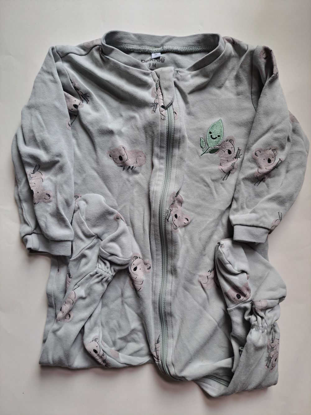 3/20$ Pekkle Koala Zip Pyjama 9M | Baby Sleepwear